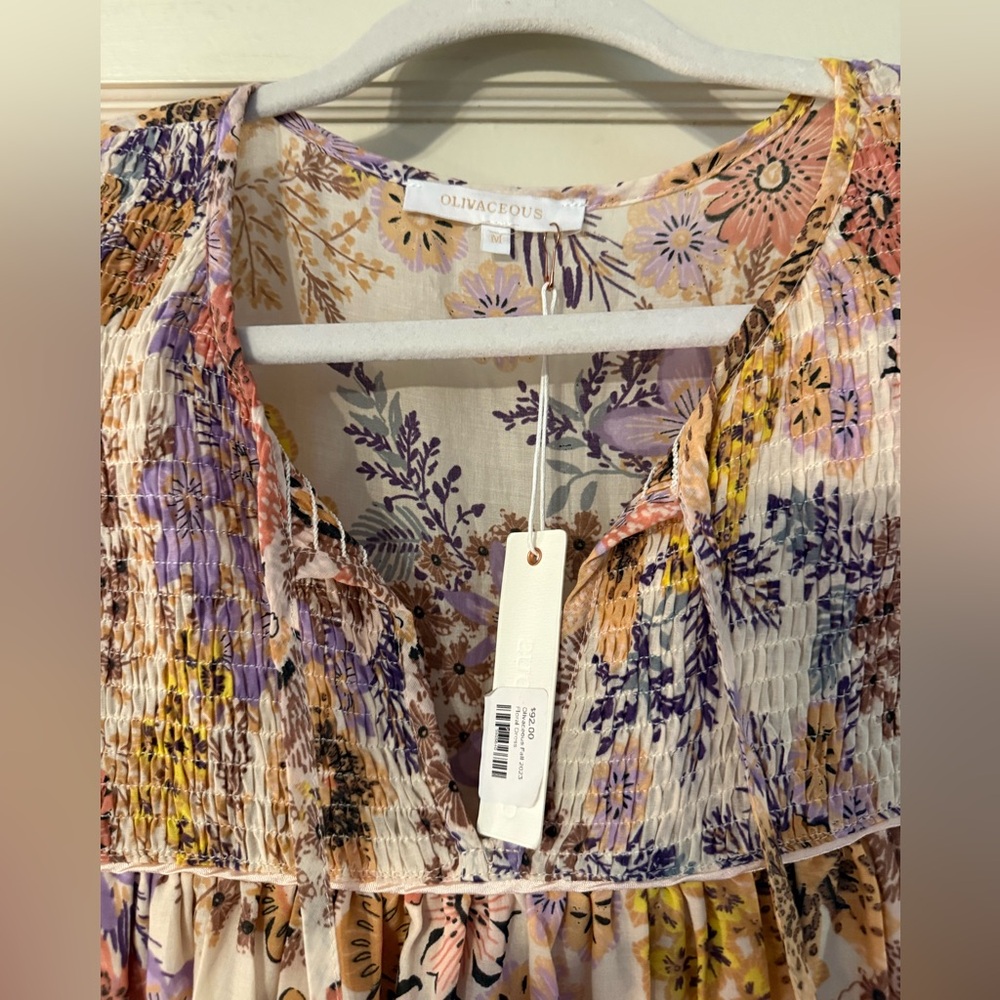 Olivaceous Multicolor Floral dress